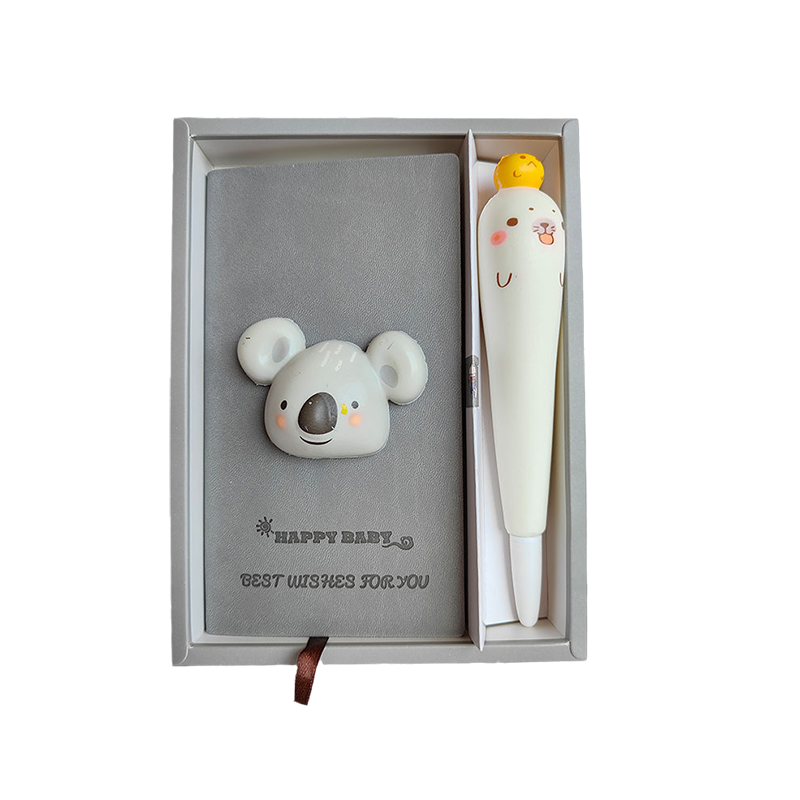 Cute Cartoon Stress Relief Notebook Set