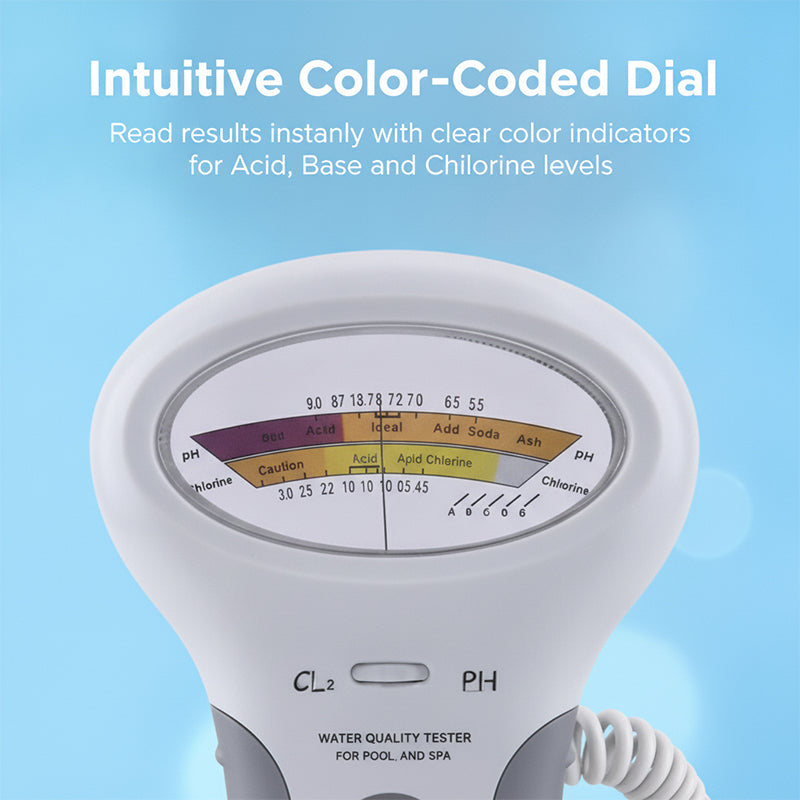 PH & Cl2 Chlorine Tester