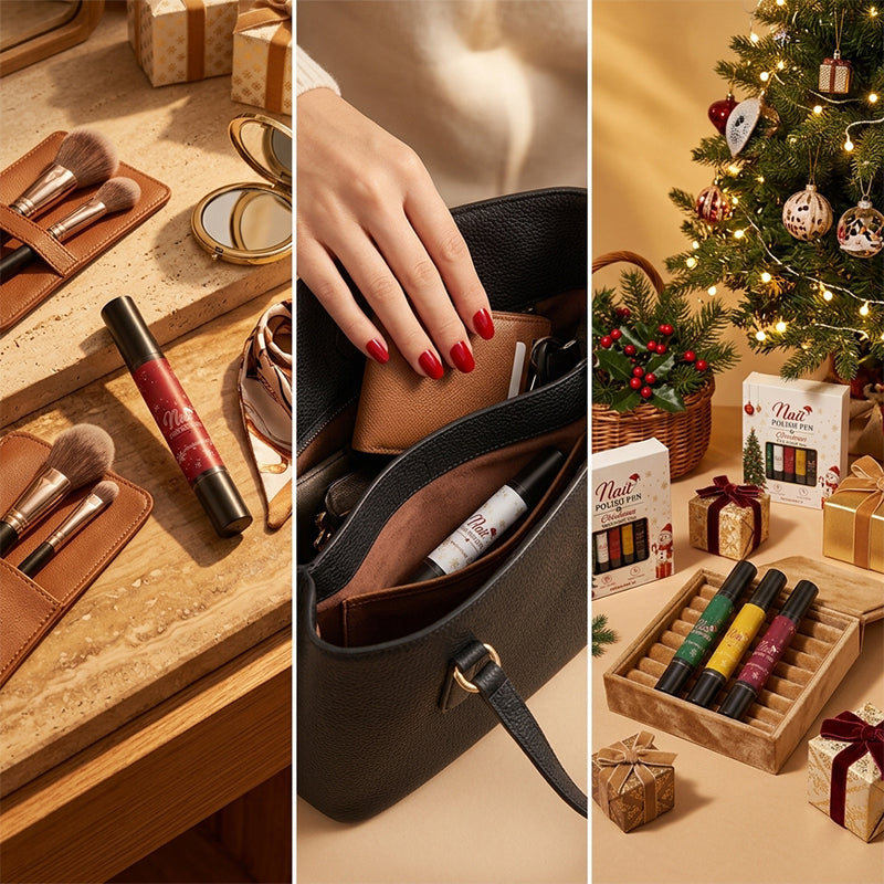 DIY Christmas Gel Nail Polish Pen
