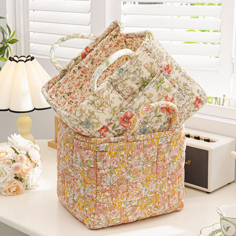 Boho Fabric Storage Basket