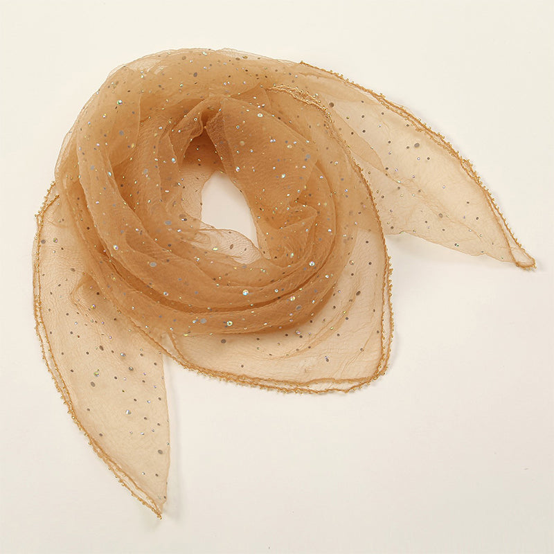 Hot rhinestone square scarf