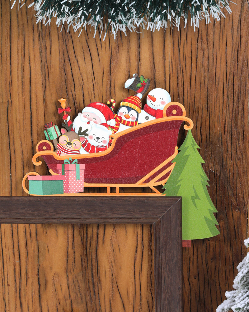 Christmas Door Corner Frame Decoration