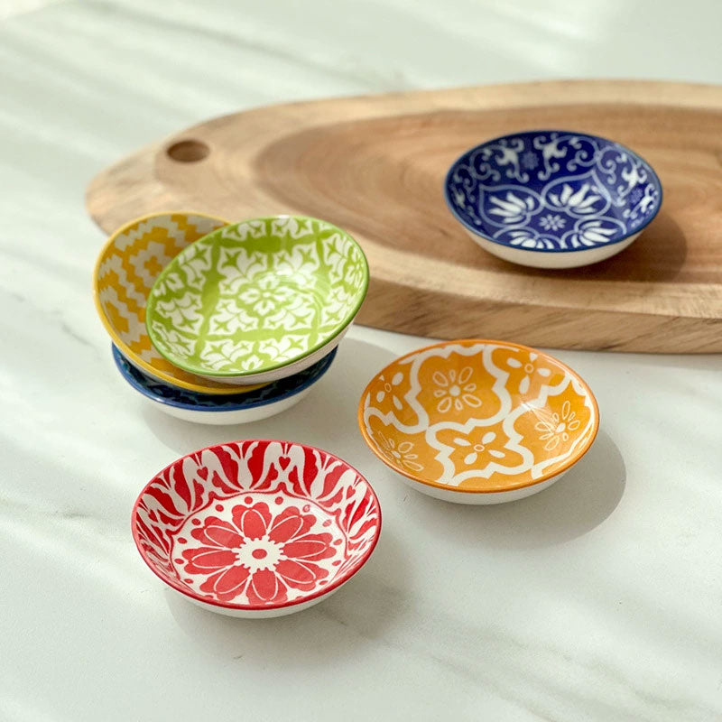 Ceramic Bohemian Flavour Plate Dipping Plate