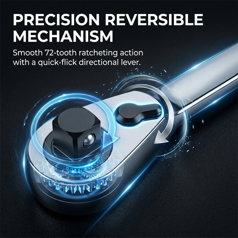 Double-ended mini ratchet wrench