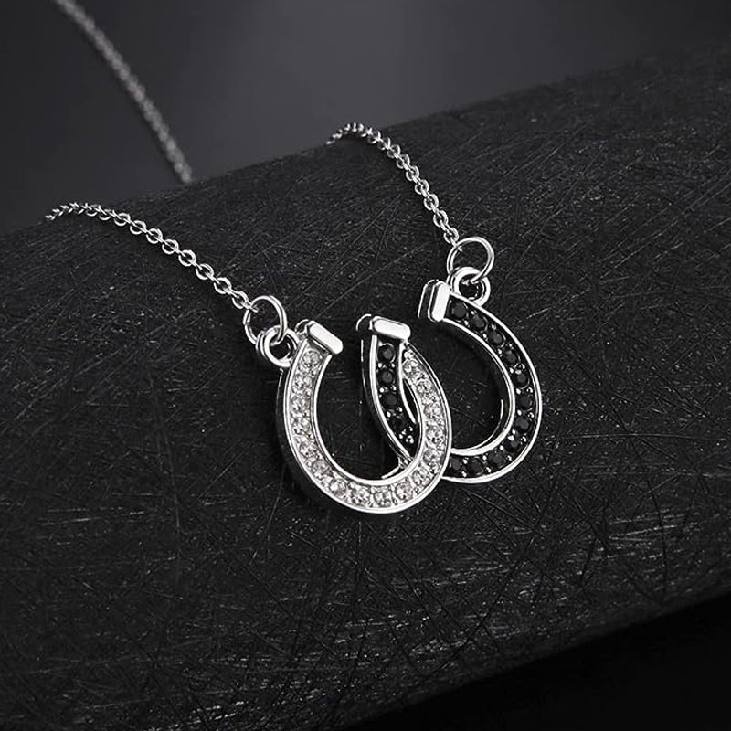 Double Horseshoe Necklace