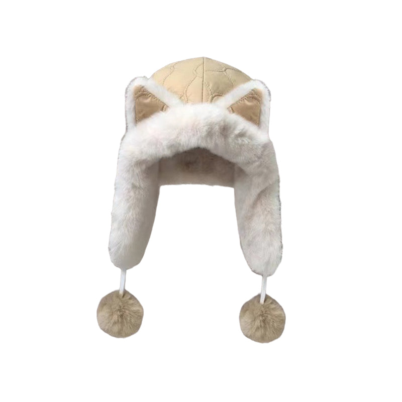 Fox Ears Plush Hat