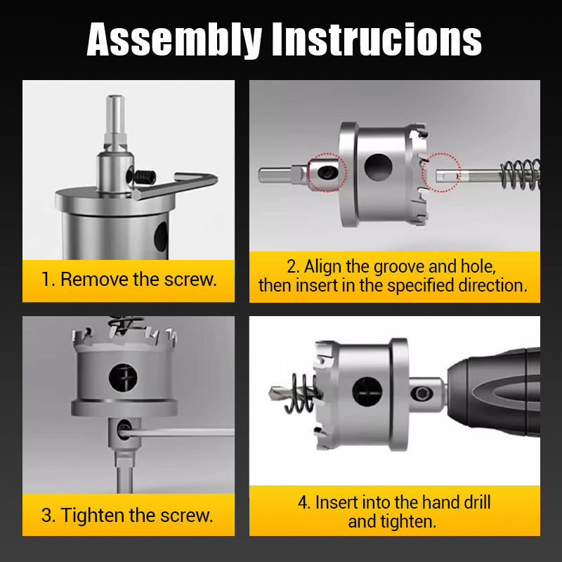 Stainless Steel Hole Opener Kit
