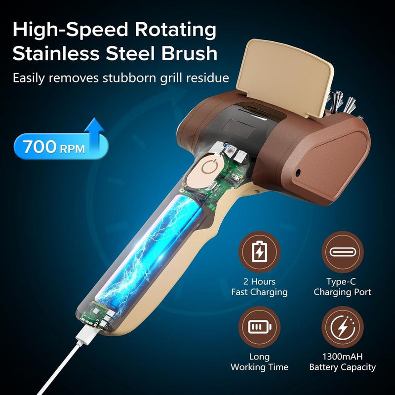 Electric BBQ Grill Brush