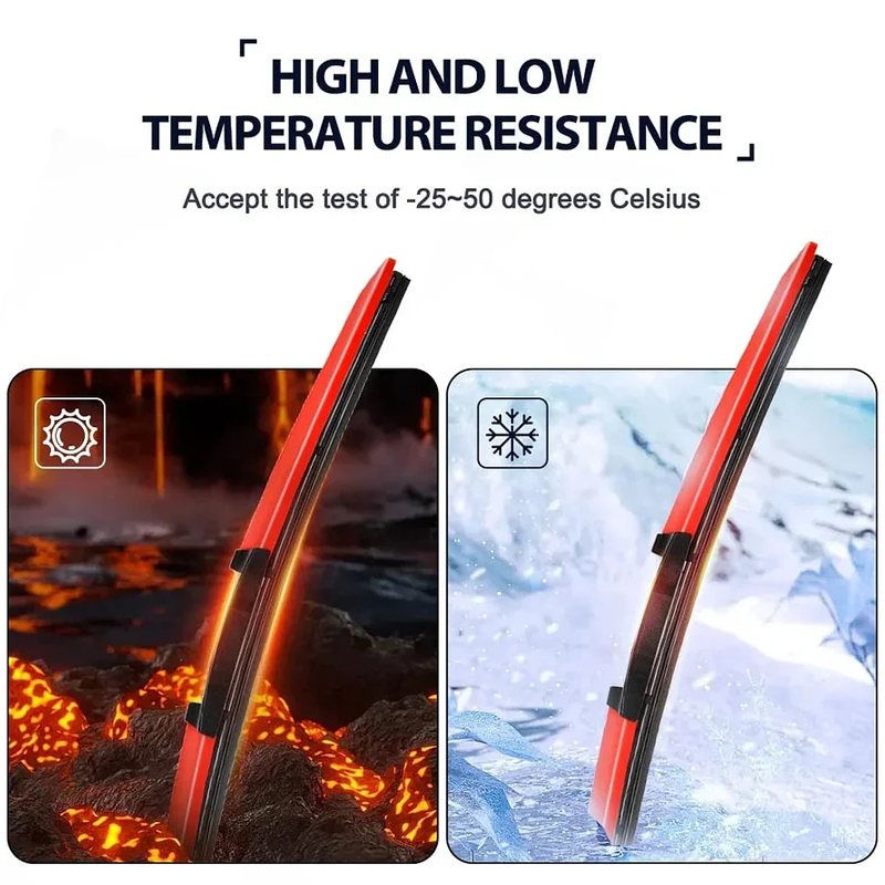 Colorful Boneless Silent Windshield Wipers