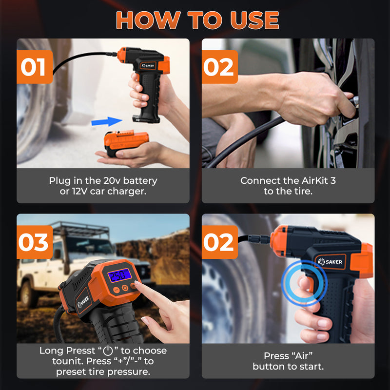 Car Tire Air Pump