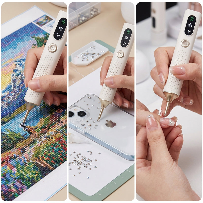 Electric rhinestone picker pen