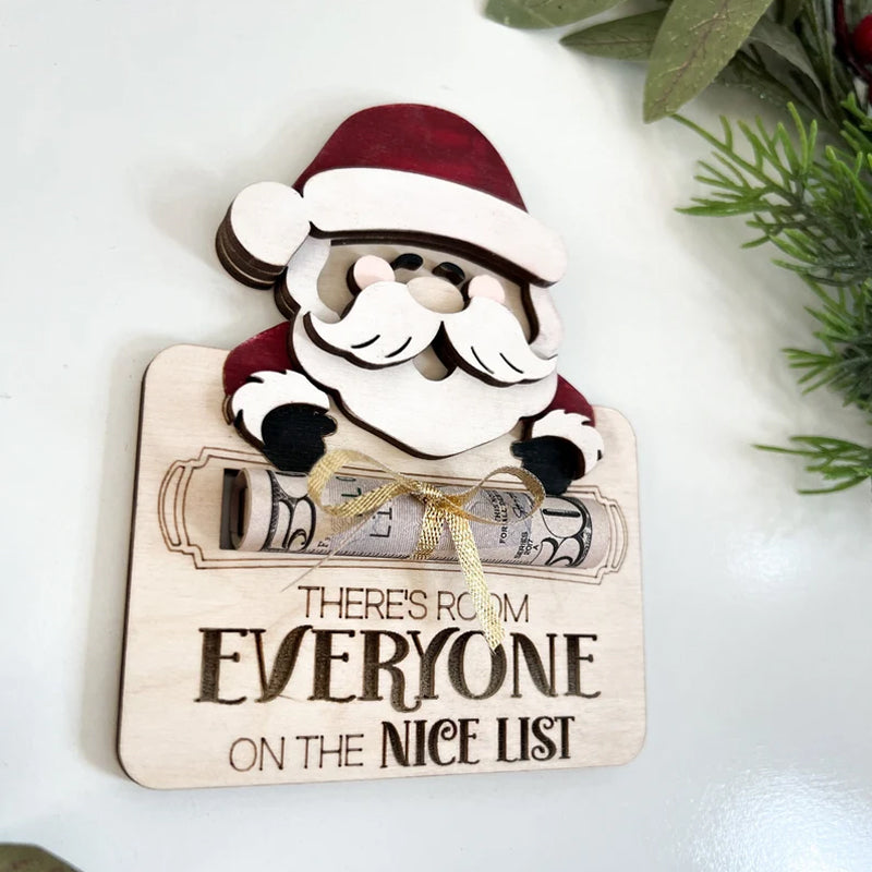 Cute Santa Christmas Money Holder