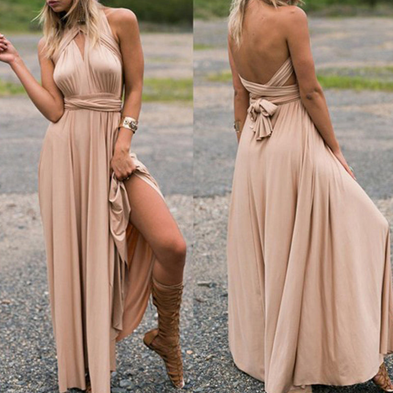 Versatile and Sexy Strap Wrap Dress