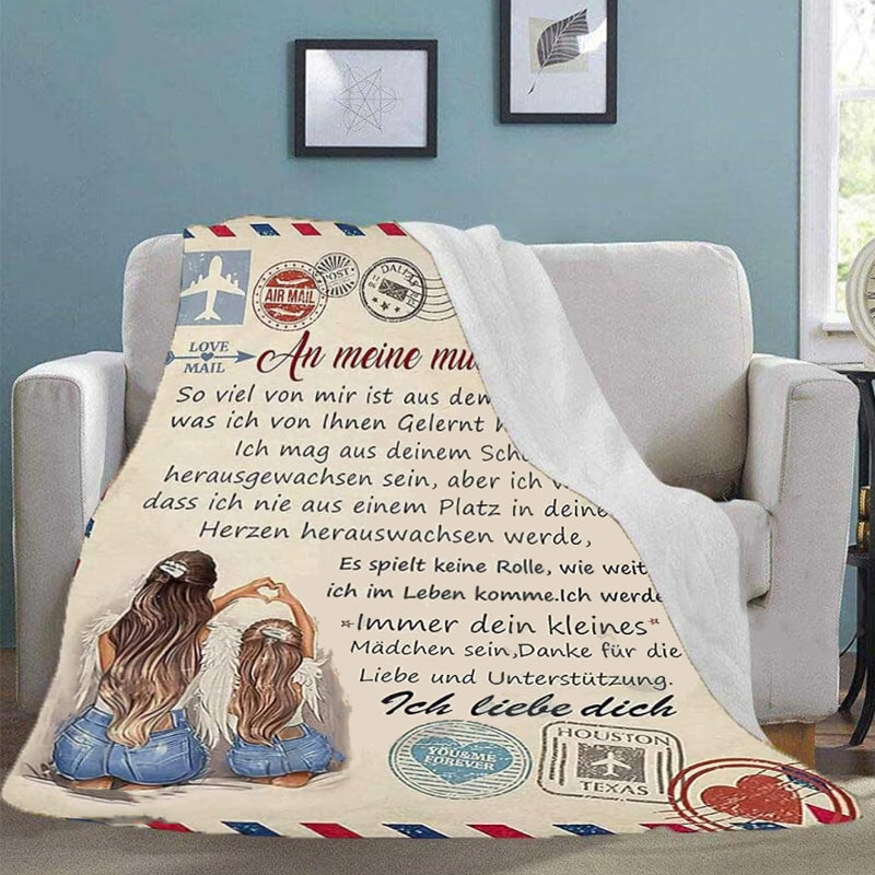 “An Meine Mama” Blanket