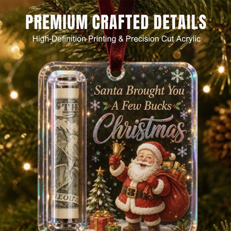 Christmas Cash Gift Ornament