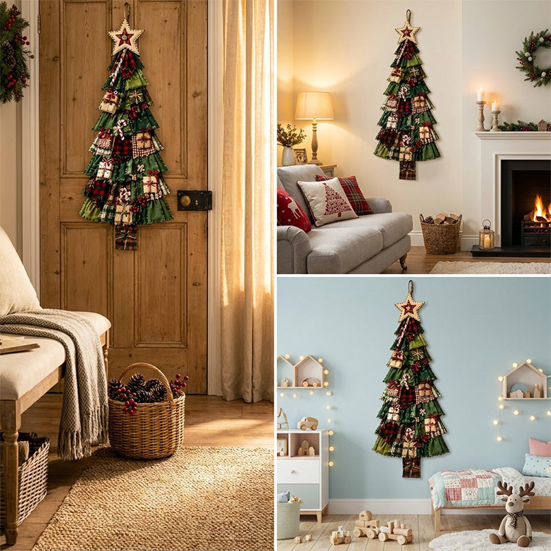 DIY Christmas Tree Door Hanging Kit