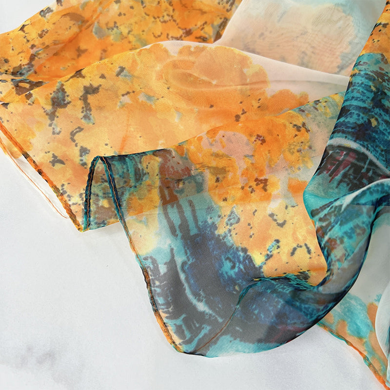 Soft Veil Clouds Late Summer Shawl