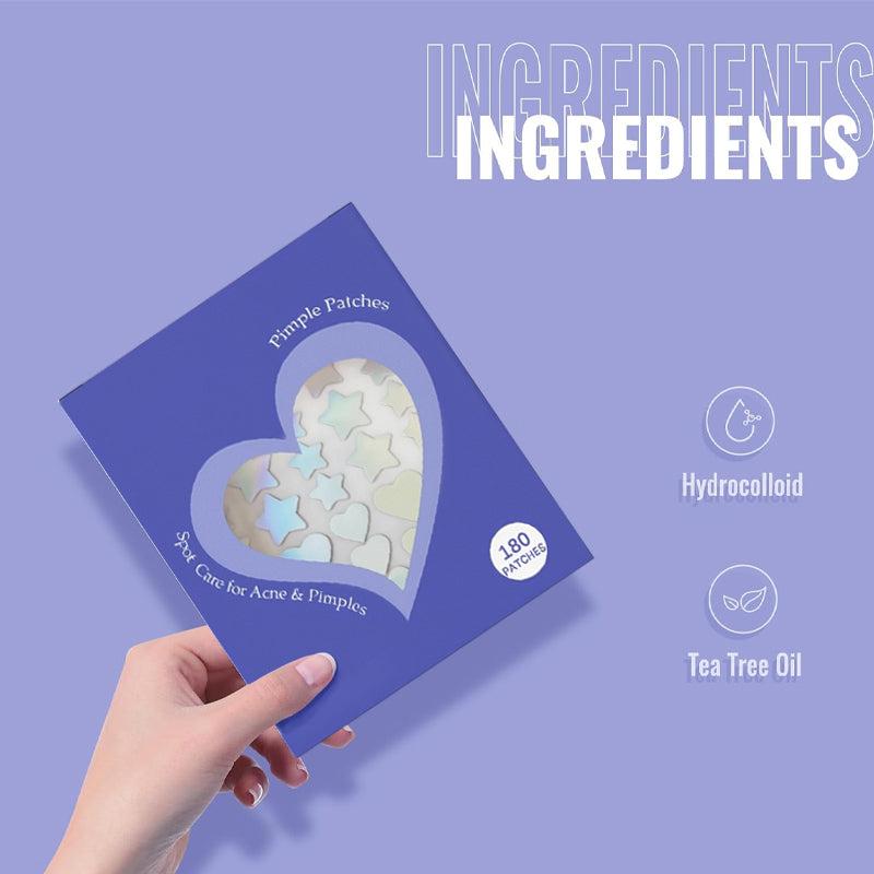 Colourful Hydrocolloid Acne Patches