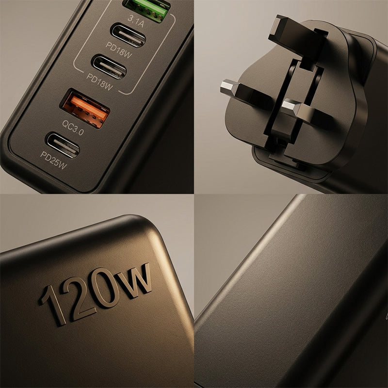 120W 5-port fast charger