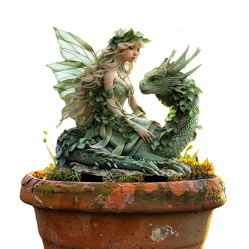 Fairy flower pot decoration