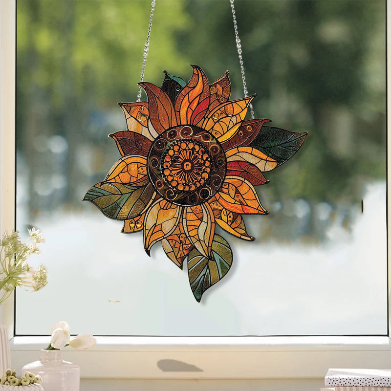 Sunflower Acrylic Window Hanging