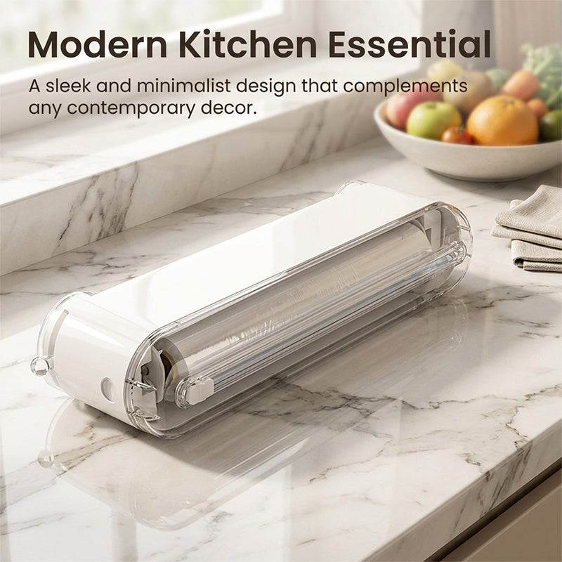 Multi-functional cling film cutter