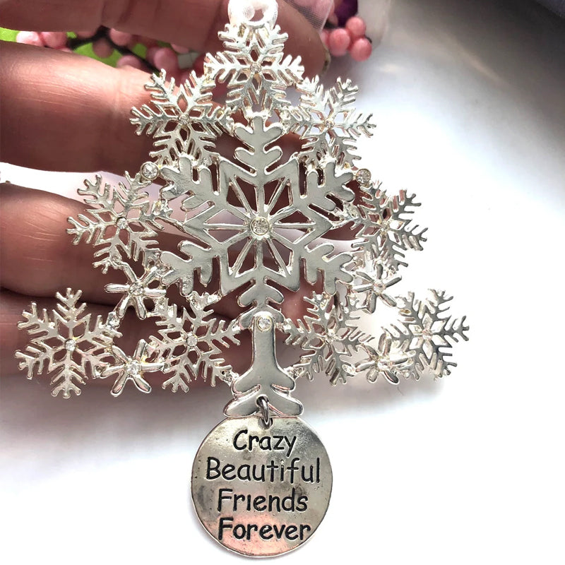 Crazy Beautiful Friends Forever - Angel Ornament Christmas Gift