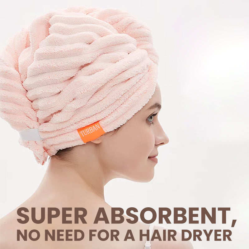 Coral Velvet Hair Dryer Cap