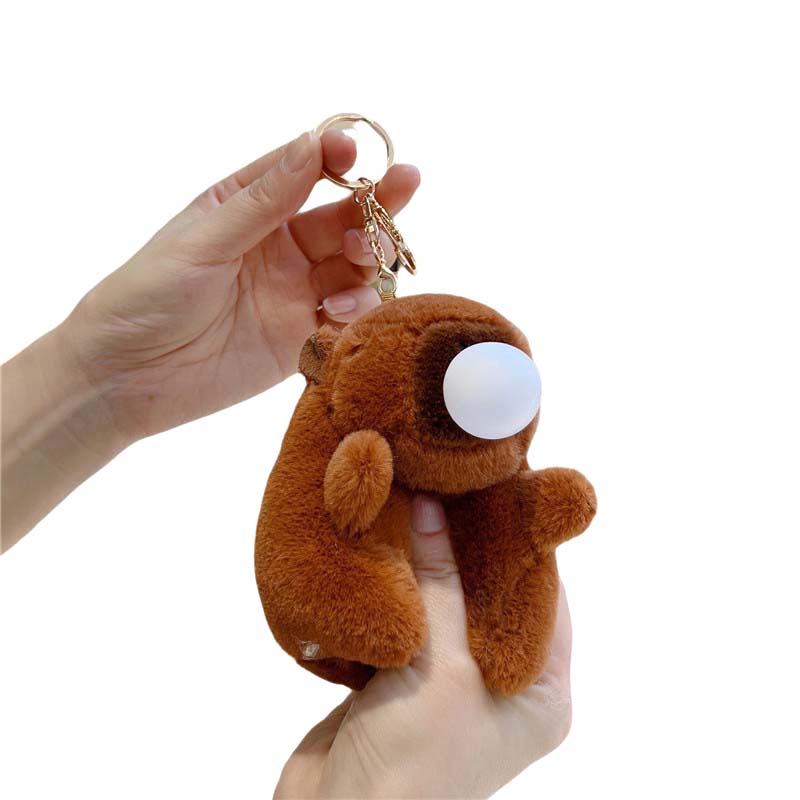 Capybara Keychain Key-ring Bag