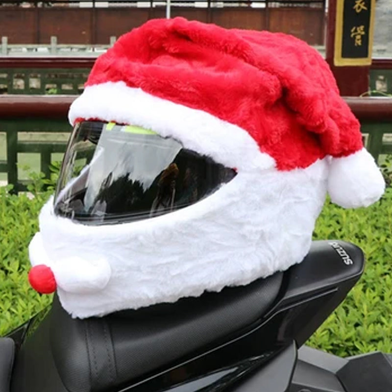 Christmas Santa Motorcycle Helmet Cover