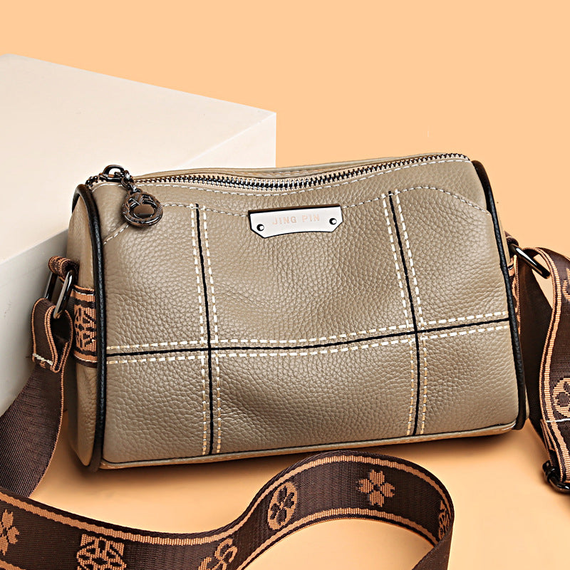 Small Triple Compartment Crossbody Bag