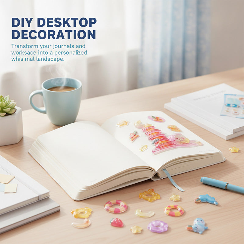 3D Relief Puffy Stickers