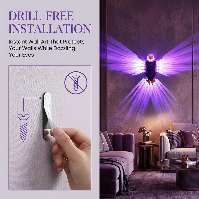 Eagle Magnetic Projection Night Light