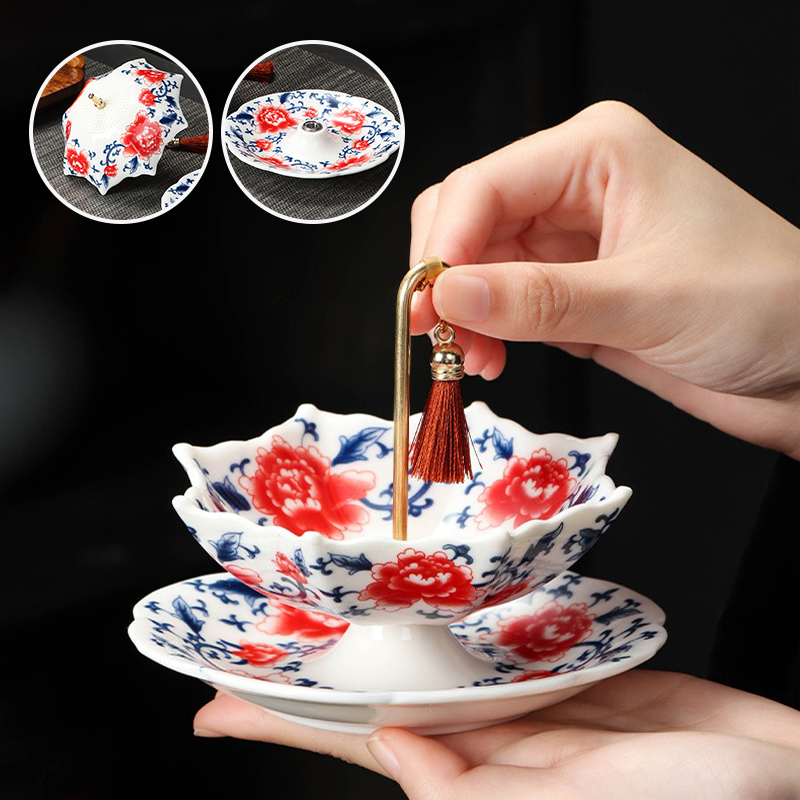 Celadon Umbrella-Shaped Tea Infuser