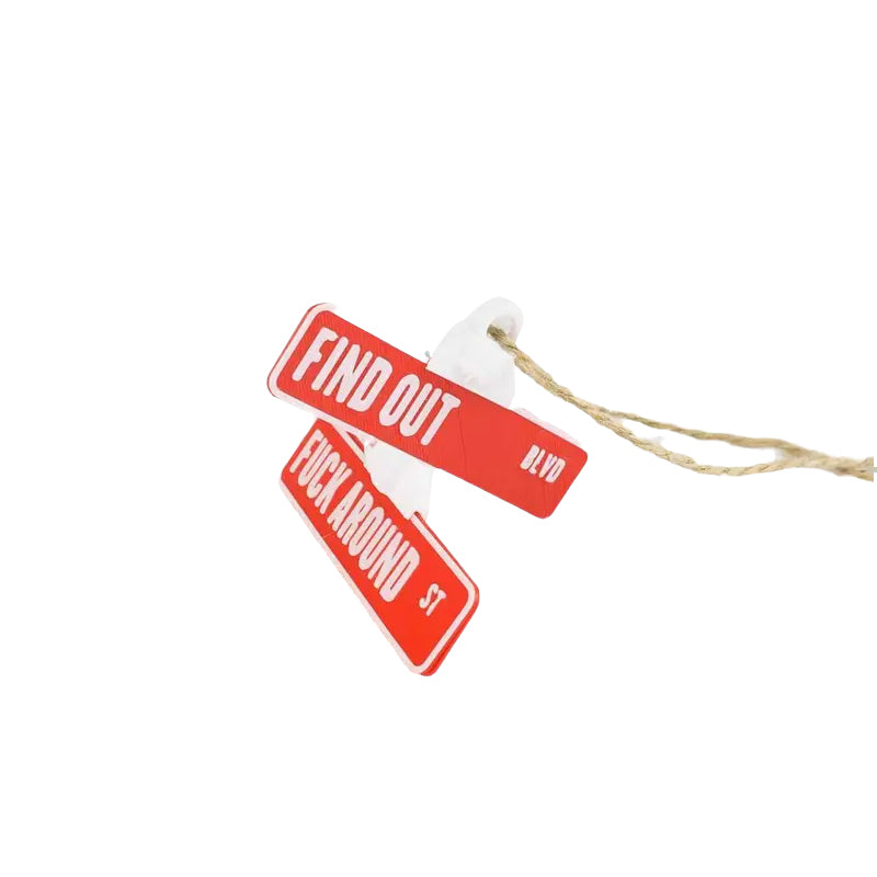 Funny Street Warning Sign Hanger