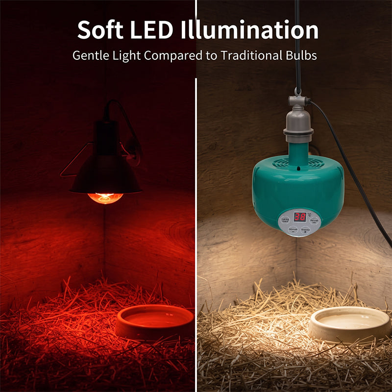 Livestock heating lamp