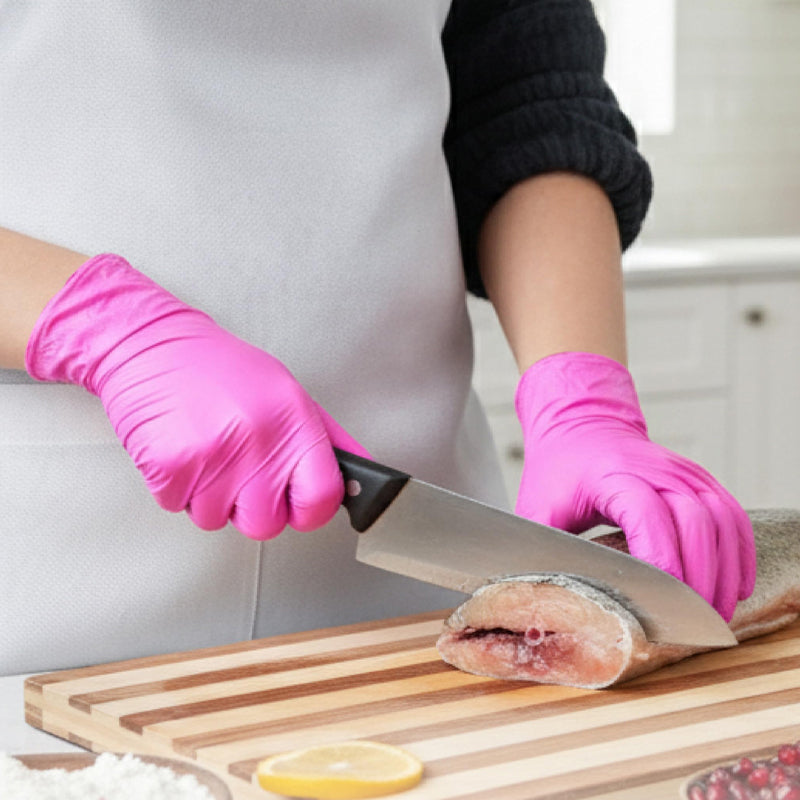 Deep Nitrile Disposable Gloves