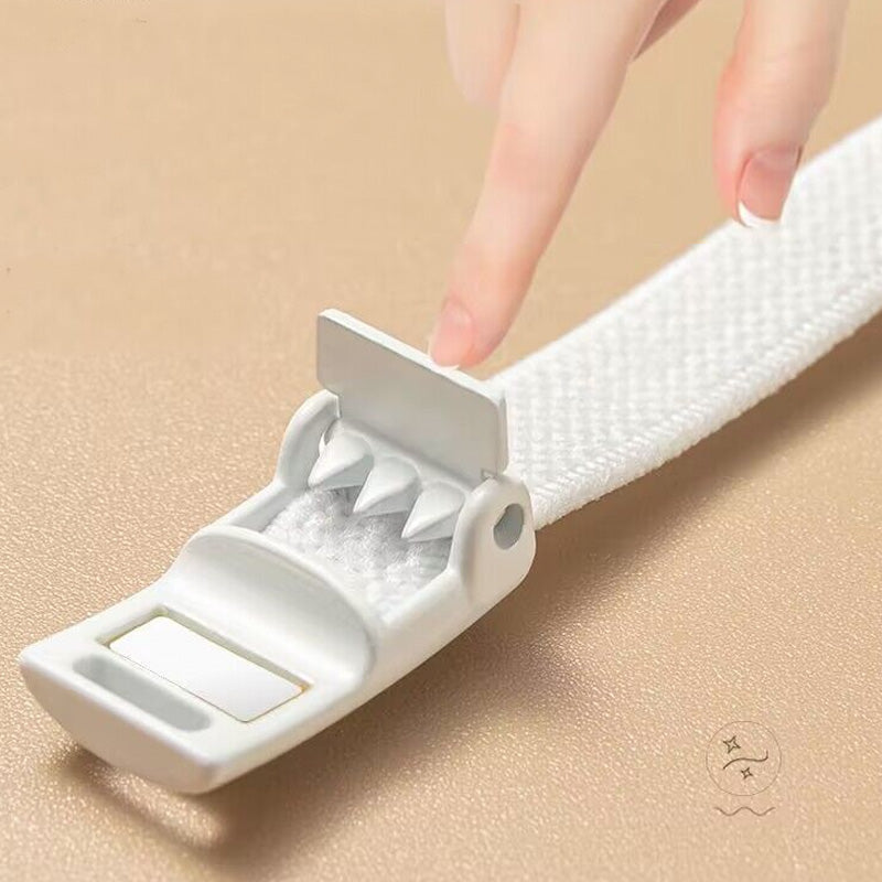 Lazy people's no-tie shoelaces
