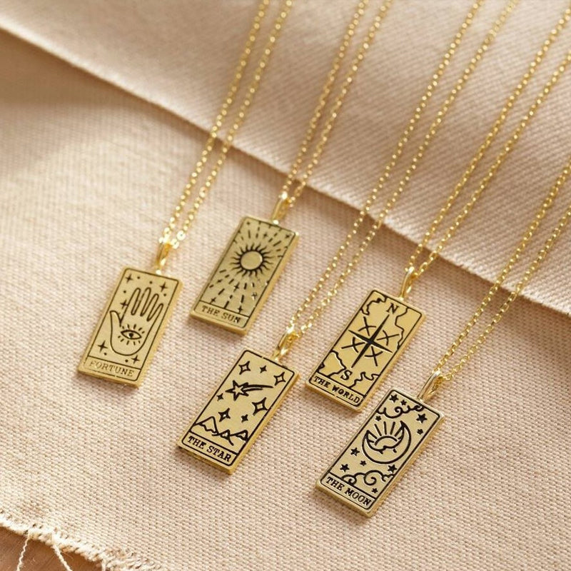 Tarot Card Pendant Necklace