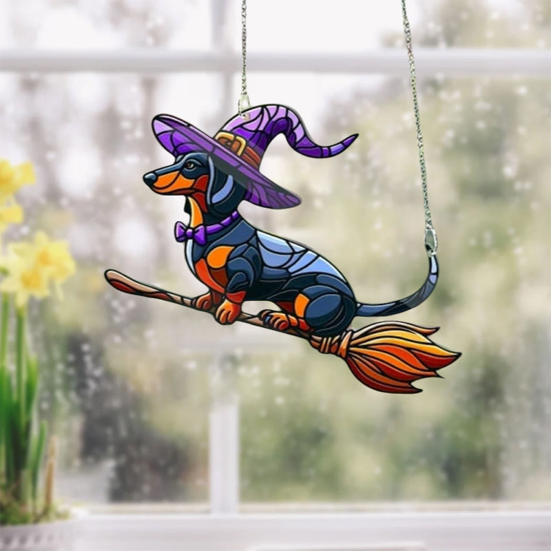 🧙‍♀️Magic Dachshund Window Hanging🐕