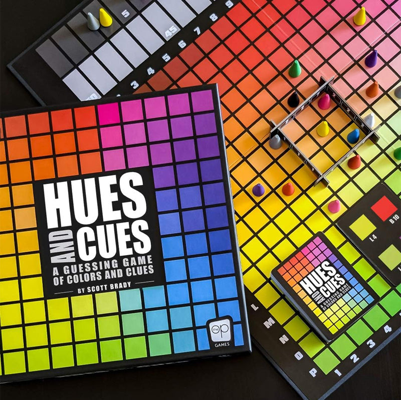 HUES AND CUES Riddle Board Game