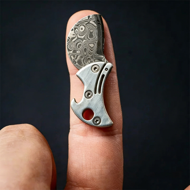 Mini corkscrew and EDC knife
