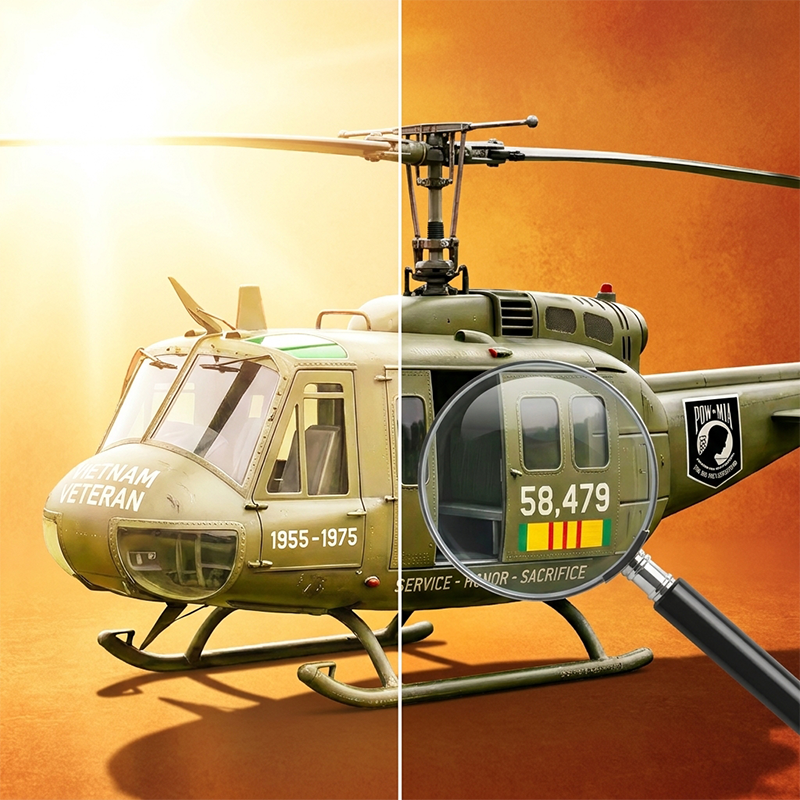 UH-1 Helicopter Wind Spinner