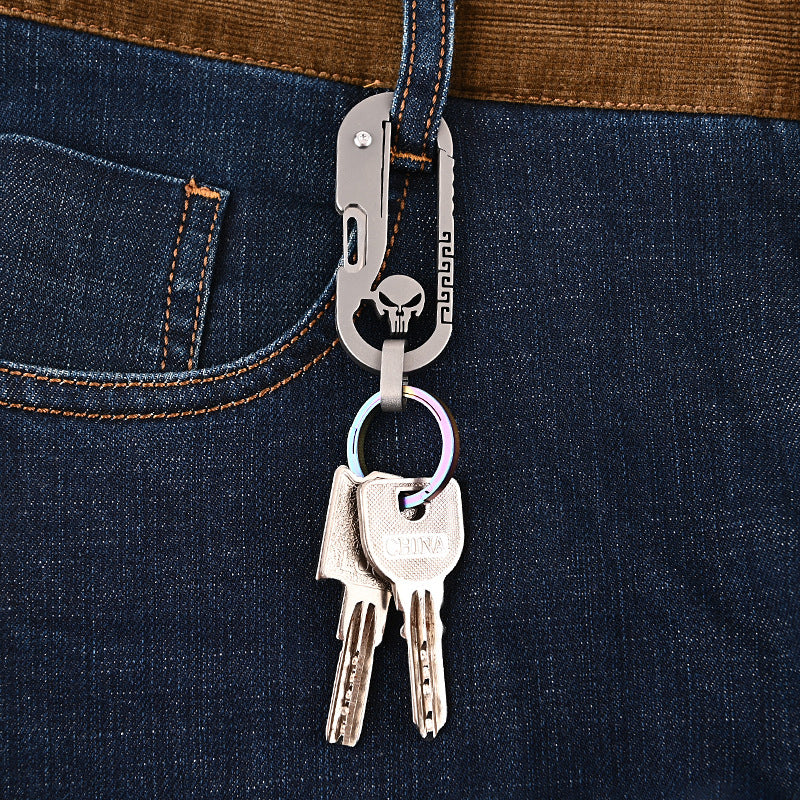 Titanium Alloy Keychain