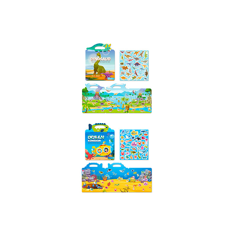 Toddler Waterproof Dinosaur Sticker Book