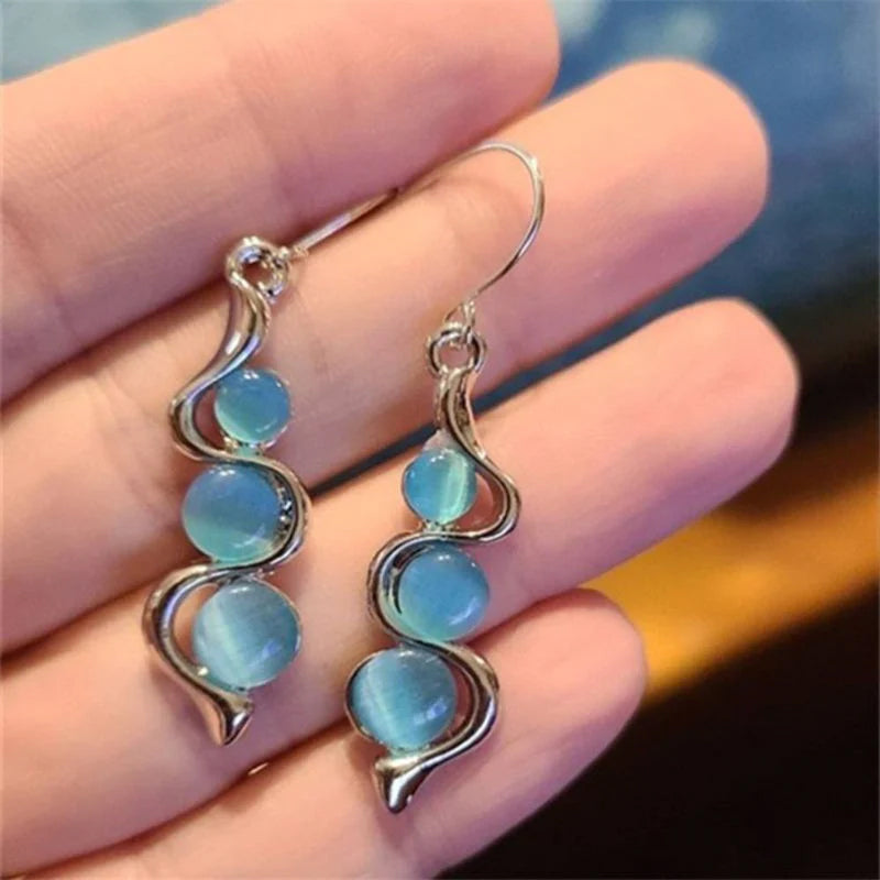 BLUE DROPLETS EARRINGS
