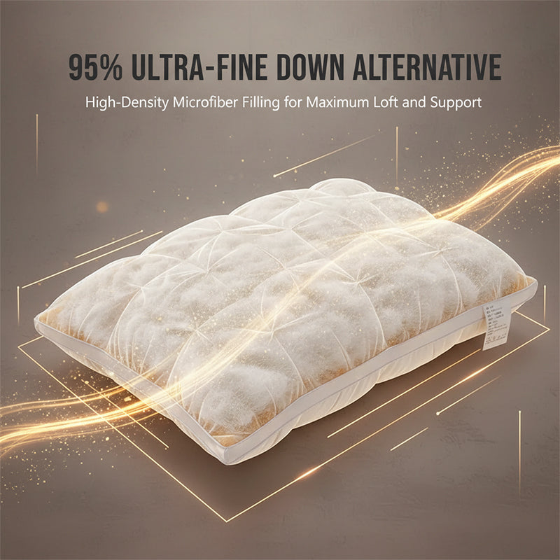 3D Bread Down Bed Pillows