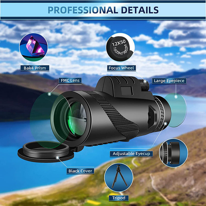 Portable Zoom HD 5000M Telescope