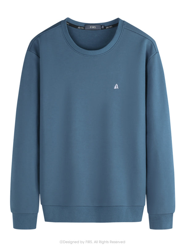 Solid Color Casual Pullover Top