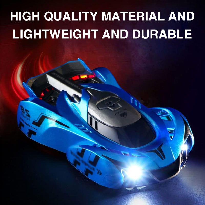 Electric wall climbing car with remote control